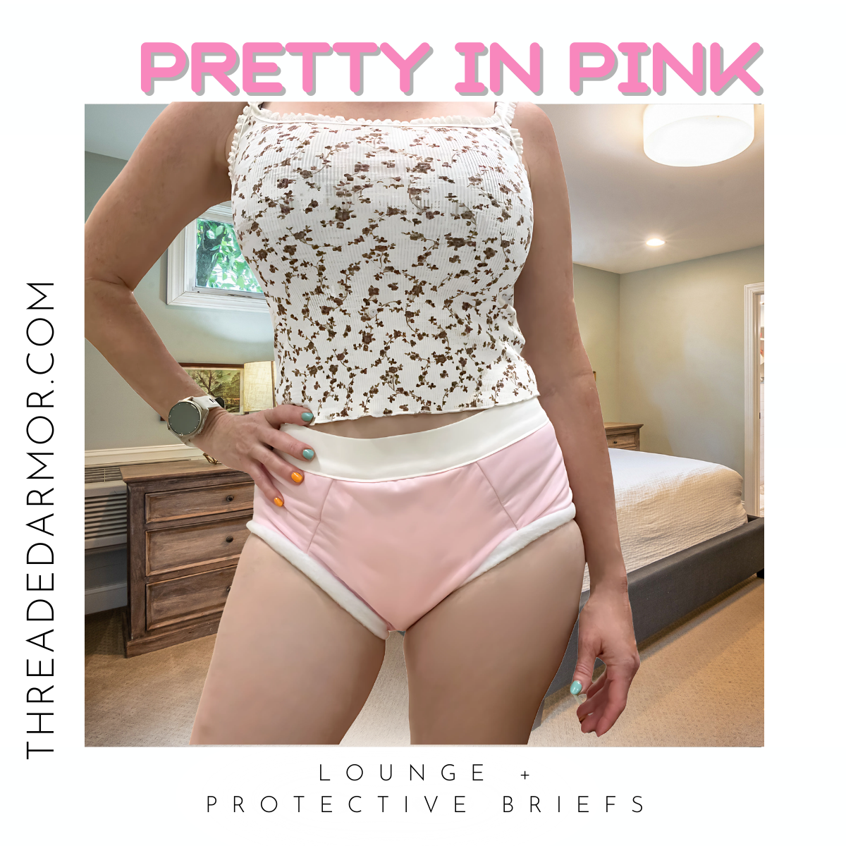 Lounge Brief: Reusable Pull-On Adult Cloth Diaper with Built-in Absorbency