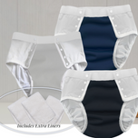 Protective Brief w/Snaps Packs