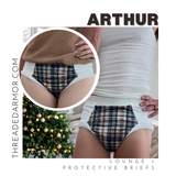 Lounge Brief: Reusable Pull-On Adult Cloth Diaper with Built-in Absorbency