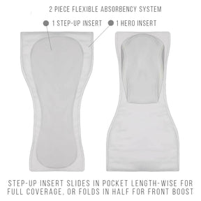 Adult cloth diaper padding